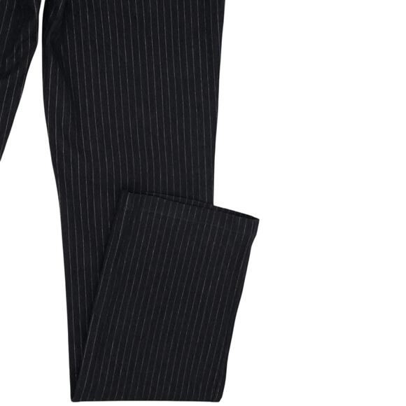 Doncaster Dress Pants Womens 0 Navy Blue Pinstripe Straight Leg Stretch Work - Picture 13 of 13